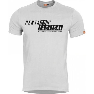 Pentagon къса тениска Ageron "Go Tactical, бяла (K09012-GT-00)