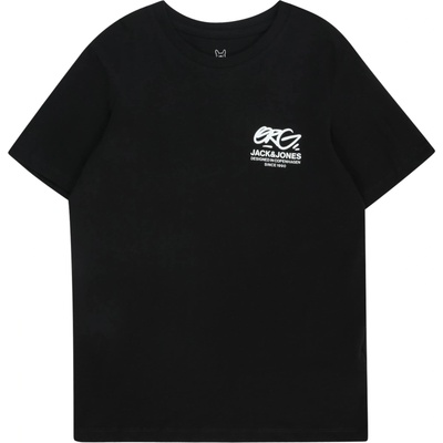 JACK & JONES Тениска 'ARUBA' черно, размер 128