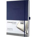 Sigel Conceptum exclusive hardcover midnight blue lined notebook A4 (SICO647)
