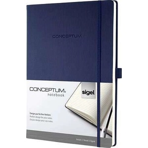 Sigel Conceptum exclusive hardcover midnight blue lined notebook A4 (SICO647)