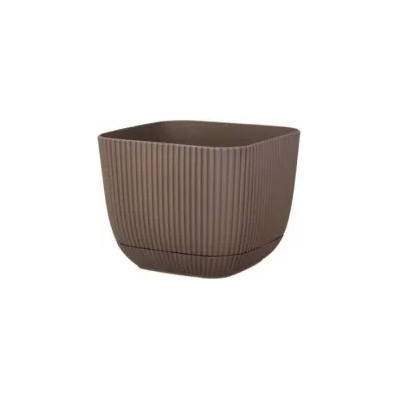 HORECANO - Квадратна саксия №1 - 8.2x8.2xh7.1cm 270ml ТЕРА (G-381-T) (0126293)