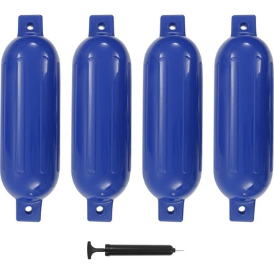 zahrada-XL Lodní fender 4 ks modrý 51 x 14 cm PVC