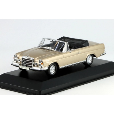 MAXICHAMPS Minichamps Mercedes Benz 280SE 3.5 Cabriolet W111 1970 zlatá 1:43