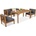 Garden Point Градински мебели Brunei Apetito 4 Garden Point акация (GAP354-APE4)