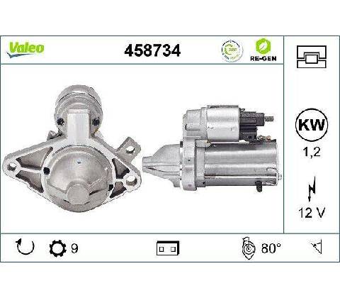 Startér VALEO 458734