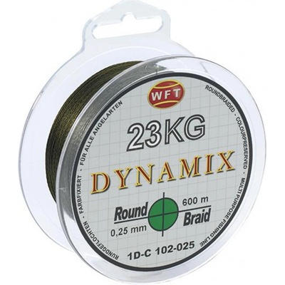 WFT Šňůra Round Dynamix kg Zelená 300m 0,30mm 26kg