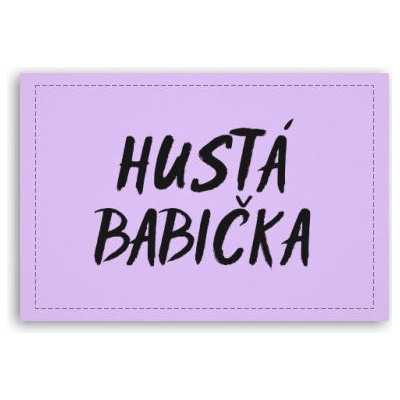 Fotoobraz 90x60 cm střední Hustá babička