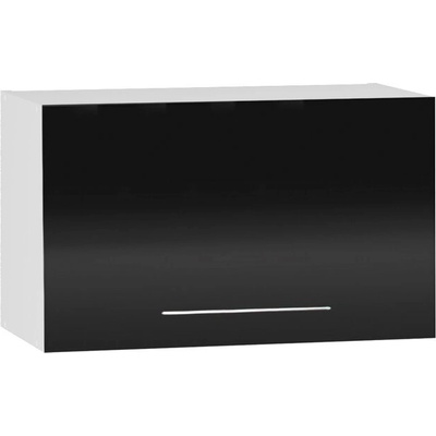 Bogdan Furniture Europe Горен шкаф с клапваща врата ВМ 60/36-Е20, черен гланц
