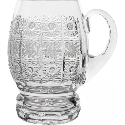 Royal Crystal Broušená pivní sklenice 700 ml