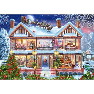 Bluebird Puzzle - Puzzle Christmas House - 1 000 piese