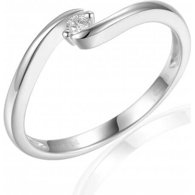 Gems prsten Brennon bílé zlato s briliantem 585 38 1 0726.1B00.0.52.HSI1.000