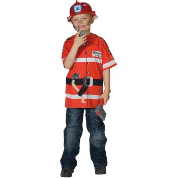 Image 1 of Rubies Детска риза на пожарникар размер 128 Rubies 12830