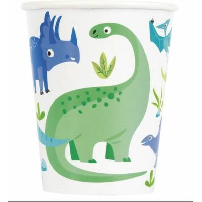 Kelímky DINOSAURUS zelenomodré UNIQUE