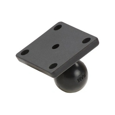 RAM Mounts obdélníkový adaptér, kovový, AMPS vzor děr, 1" čep, RAM-B-347U RAM-B-347U