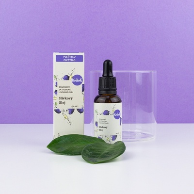Kvitok Švestkový olej BIO (30 ml) bohatý na antioxidanty