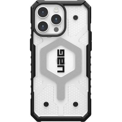 Urban Armor Gear Magsafe Противоударен Калъф за iPhone 15 Pro, UAG Pathfinder Ice Case, Черен (840283909443)