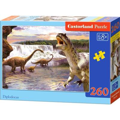 Castorland Diplodocus 260 pcs Пъзел 260 броя Динозаври (26999) (26999)