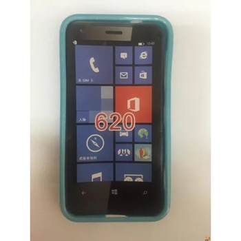 Nokia Силиконов калъф за Nokia Lumia 620 син