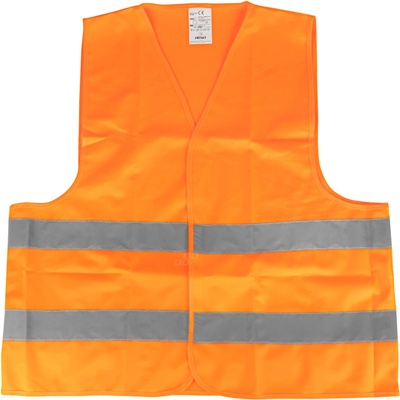 Oranžová XL reflexní výstražná vesta s certifikátem AMIO-01735
