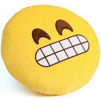 TFY Emji 009 Mäkučký vankúš grinning 31cm