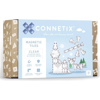 Connetix Clear Starter Pack 34 ks