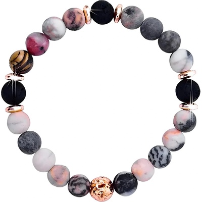 HARAHU Гривна mi-34412 - Розова / Черна kp34412 (mi-34412)