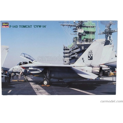 Hasegawa Grumman F 14d Tomcat Cvw 14 Military Airplane 1974 1:48