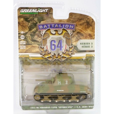 GreenLight Sherman M4 Tank Hurricane 1944 1:64