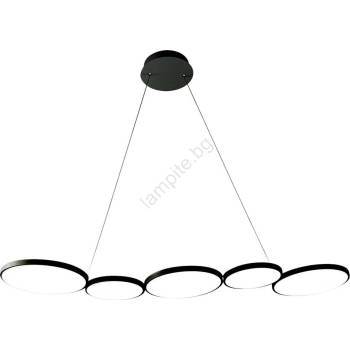 MILAGRO LED Пендел OLYMPIA 5xLED/10W/230V черен (MI2563)