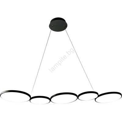 MILAGRO LED Пендел OLYMPIA 5xLED/10W/230V черен (MI2563)