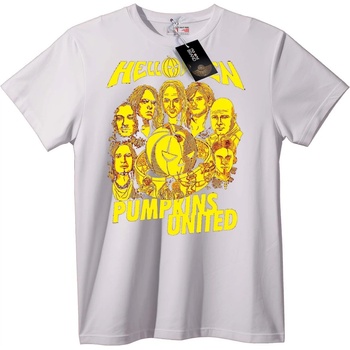 NOONEBRAND Тениска Helloween Обединени Тикви - 2XL, White
