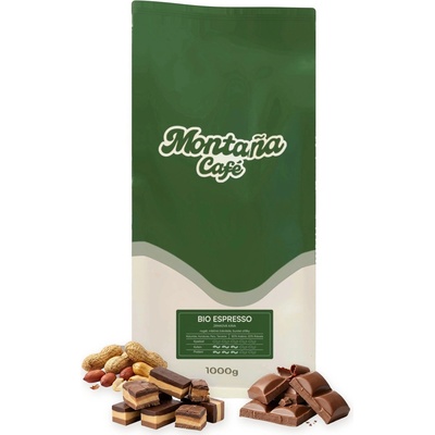 Café Montaña Bio espresso mletá Turecká káva 1 kg