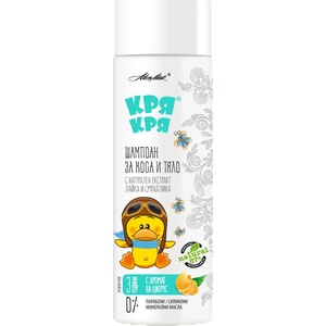 КРЯ КРЯ Шампоан за коса и тяло с лайка и смрадлика, 200 ml (3023912)