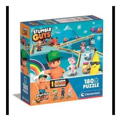 Clementoni Clementoni: Stumble Guys Series 2 - пъзел от 180 части със стикери за подарък