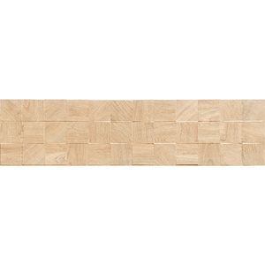 Mexen Riga Lyon Crema матова инкрустирана на дърво стенна плочка 120 x 30 см (TL713-120-030-53)