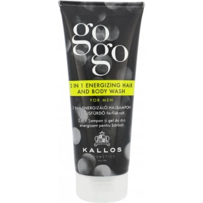 Kallos Gogo 2 in 1 Energizing Hair And Body Wash Гелове за тяло 200ml