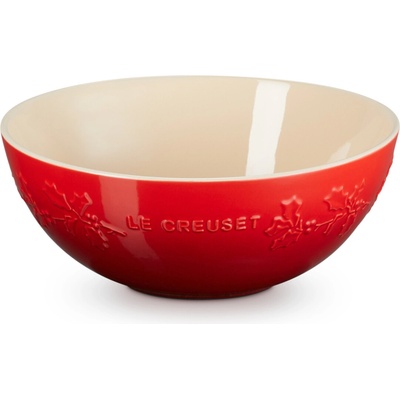 Le Creuset Servírovací mísa Holly višňová 25 cm