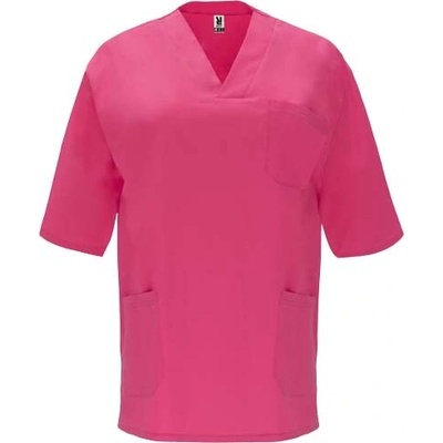 Panacea unisexový pracovný top s krátkym rukávom a gramážou 160 g/m2 - Ružičková, XS