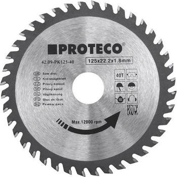 PROTECO pilový kotouč s SK plátky 125x1,8x22,2mm