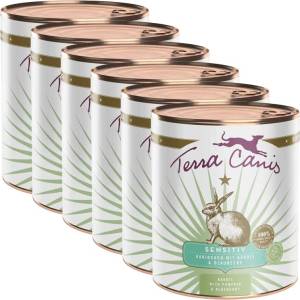 Terra Canis Sensitive Заек с тиква и боровинки 6 x 800 г