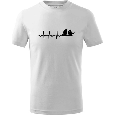 EKG hasiči tričko dětské bavlněné bílá