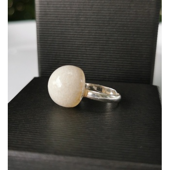 Meganflo Сребърен пръстен Перла