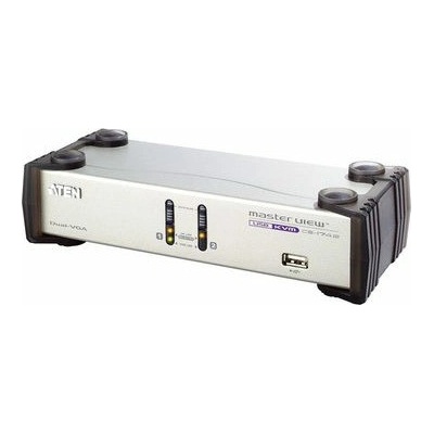 Aten CS-1742C 2-port Dual View KVM USB, USB hub, audio,1.2 m