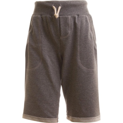 MkCool teplákové kratasy Street T10102 šedý melír/šedá