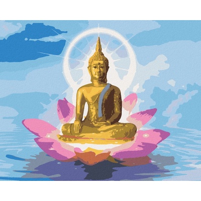 Zuty Malování podle čísel BUDDHA V LOTOSU