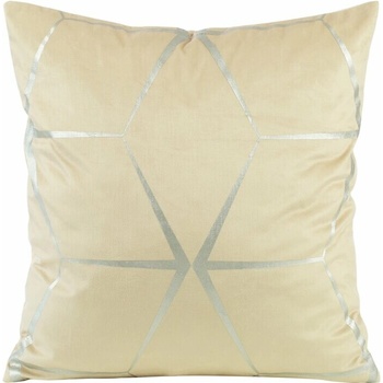 Takoy Zamatová BLINK 28 so striebornou geometrickou potlačou-HF-391041 45 x 45 cm