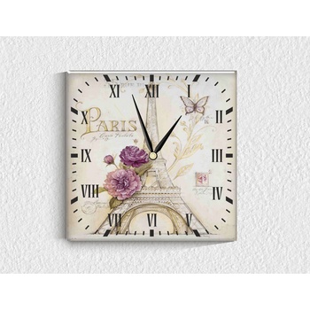 Image 1 of Стъклен стенен часовник 012