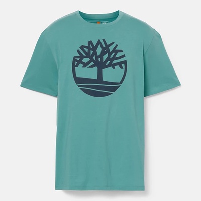 Timberland МЪЖКА ТЕНИСКА kennebec river tree logo t-shirt for men in teal - s (tb0a2c2rcl6)