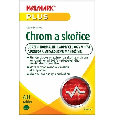 Walmark Chrom a skořice 60 tabliet