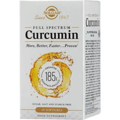 Solgar Full Spectrum Curcumin, 30 softgels